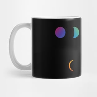 Rainbow Moon Cycles Mug